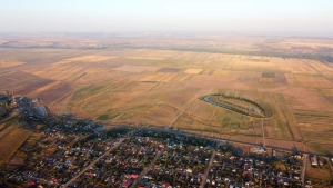 Imagine panoramică comuna Lunca Banului, județul Vaslui